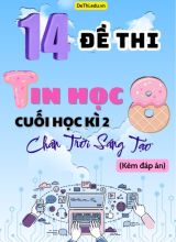 Tuyển tập 14 Đề thi cuối học kì 2 môn Tin học Lớp 8 Chân Trời Sáng Tạo (Kèm đáp án)